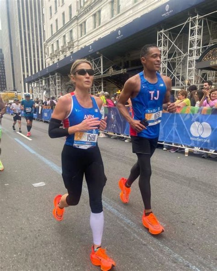 Amy Robach inspired T.J. Holmes’ love of long-distance running