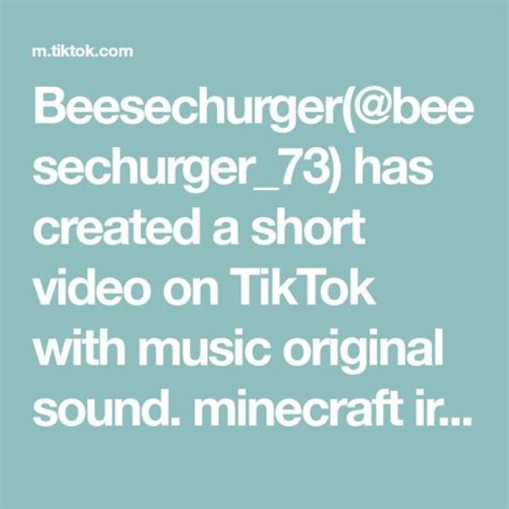 Beesechurger_73 - Trivia, Family, Bio