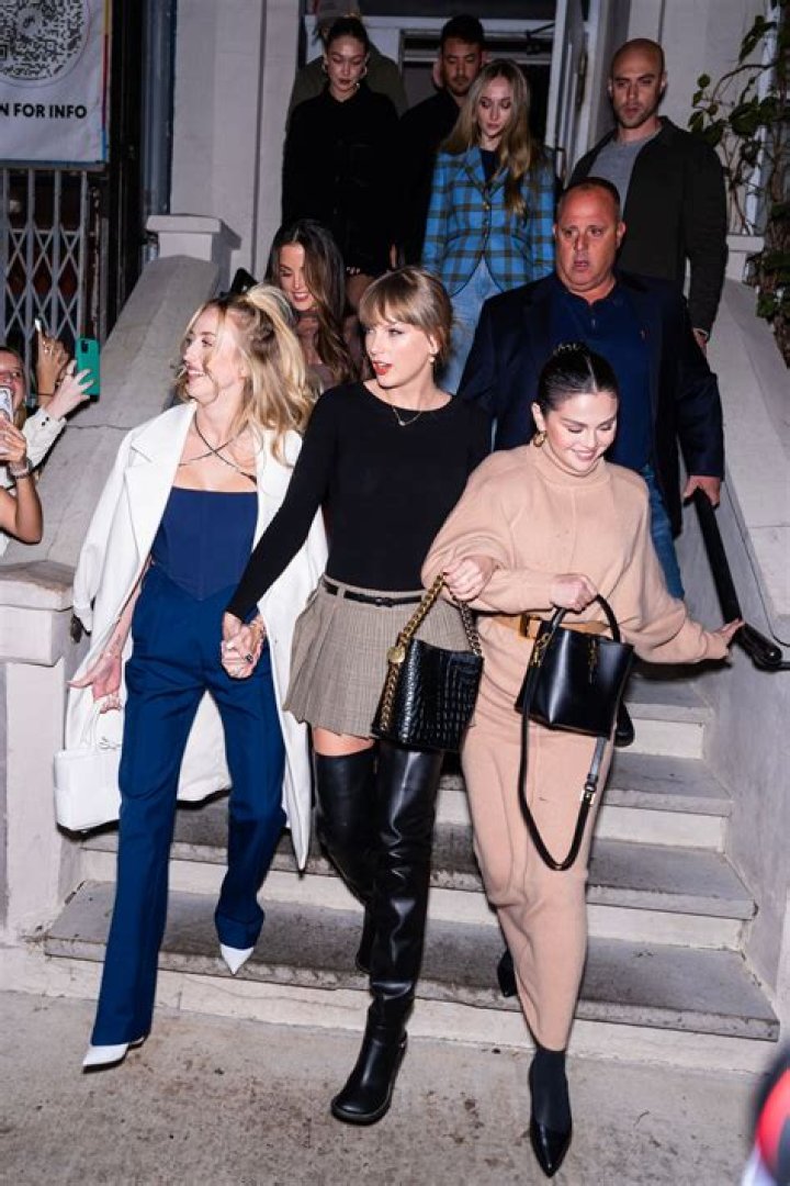 bitchy | Taylor Swift joins Cara Delevingne and Brittany Mahomes for a chic dinner at Nobu