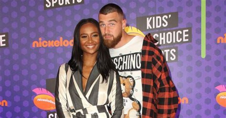 bitchy | Travis Kelce, Kayla Nicole at The Nickelodeon Kids’ Choice Sports Awards 2018 in Los Angeles