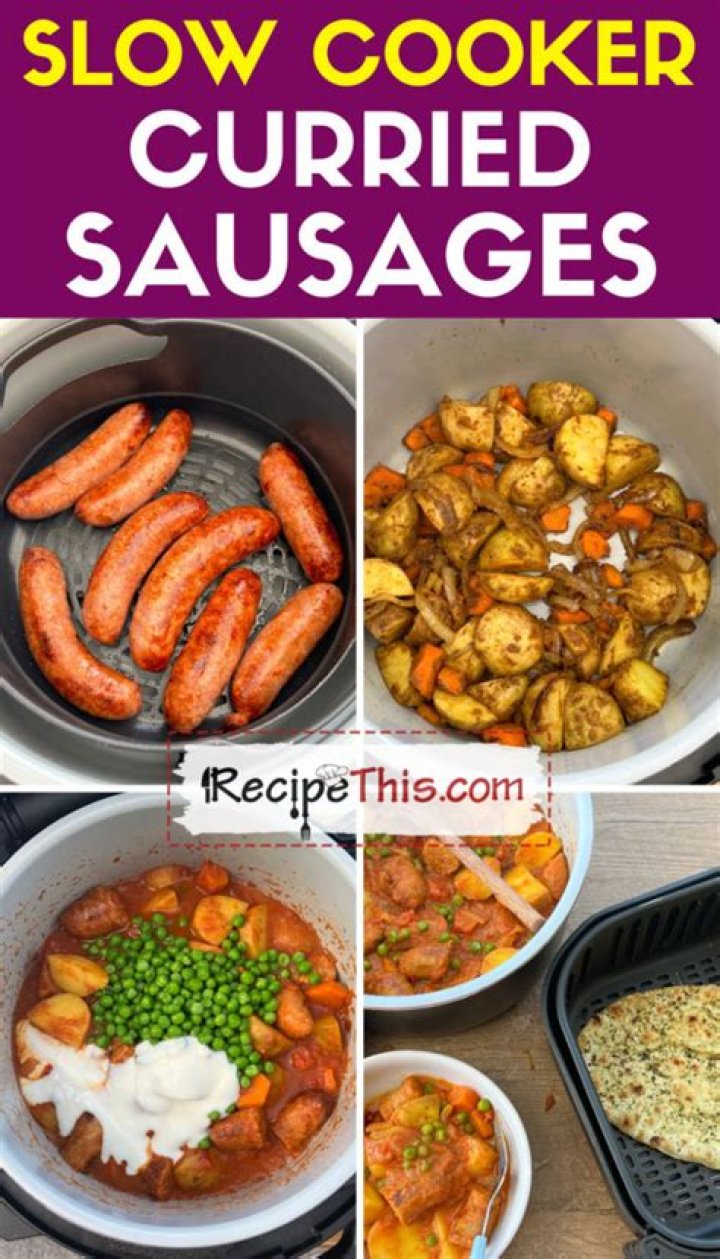 Can I put raw sausages in slow cooker?