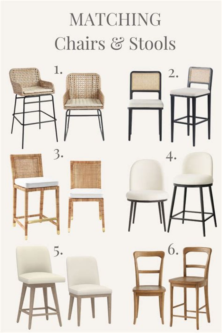 Can you mix and match barstools?