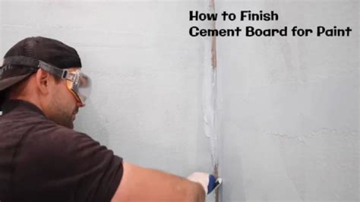 Can you paint over cement board?
