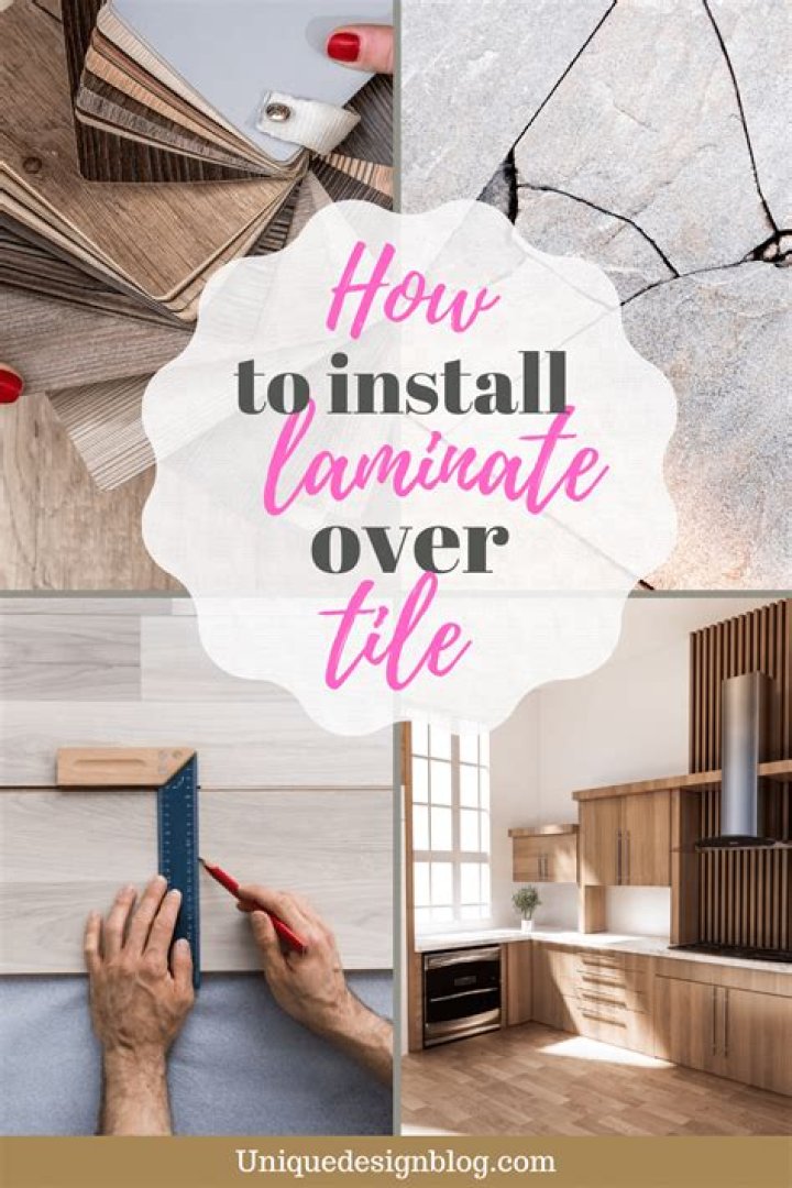 Can you put wood laminate over tile?
