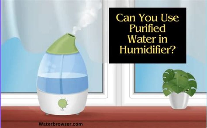 Can you use purified water in a humidifier?