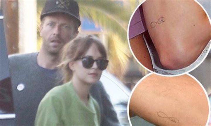 Dakota Johnson and Chris Martin got matching infinity-symbol tattoos