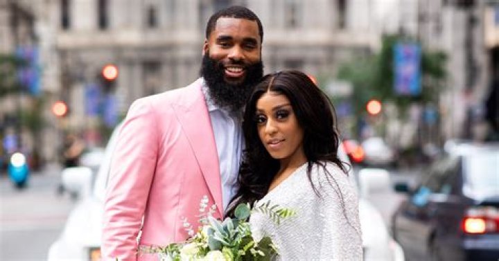 Daryl Worley, pro football player weds Sierra Simmons in the backyard of their New Jersey home followed by a glam photoshoot and mini-honeymoon in Philadelphia!