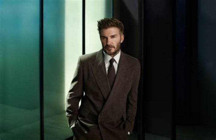 David Beckham high-pitched voice seems to be getting deeper, right?