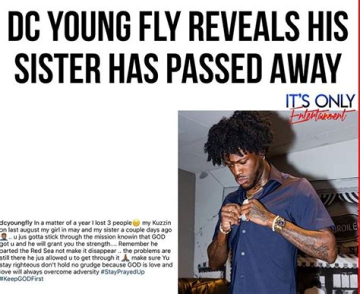 Dc Young Fly Sister Cause Of Death: Brother And Family