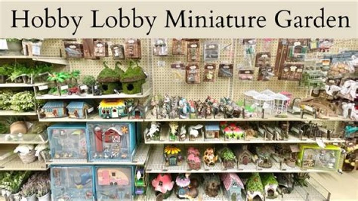 Does Hobby Lobby have fairy garden supplies?