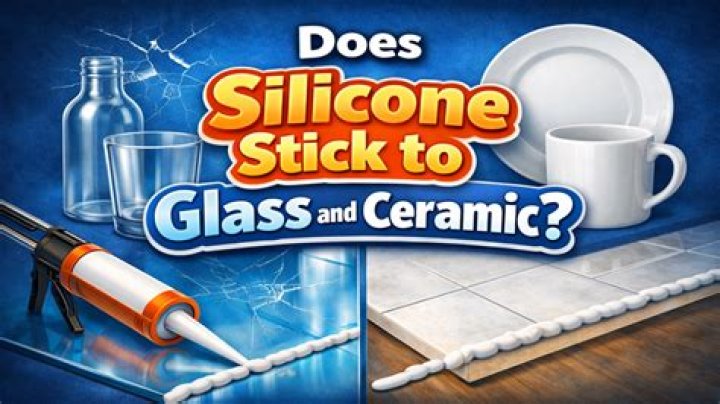 Does silicone stick to stainless steel?