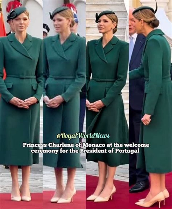	Duchess Kate repeats the same green coatdress she wore one year ago	