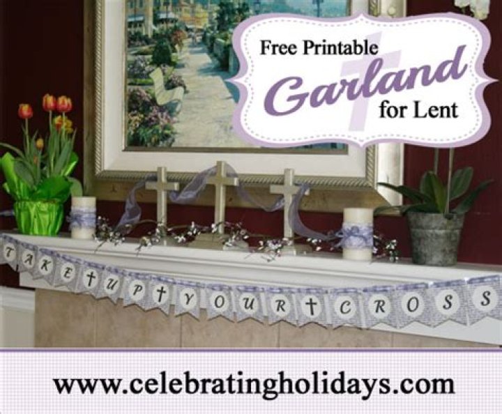 Easter Banner (Garland for Lent)