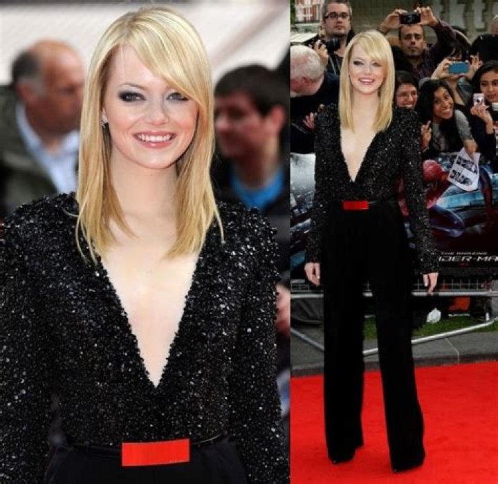 	Emma Stone in black Elie Saab for a UK premiere: sexy or uncomfortable?	