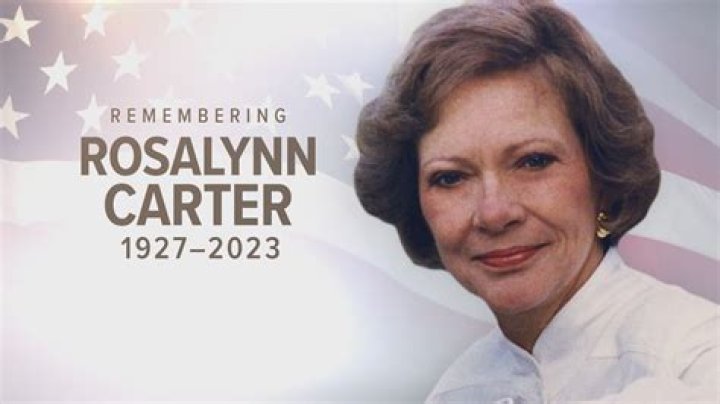 Former First Lady Rosalynn Carter peacefully died aged 96 at her Georgia home