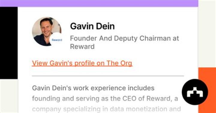 Gavin Dein Bio (Wiki) 