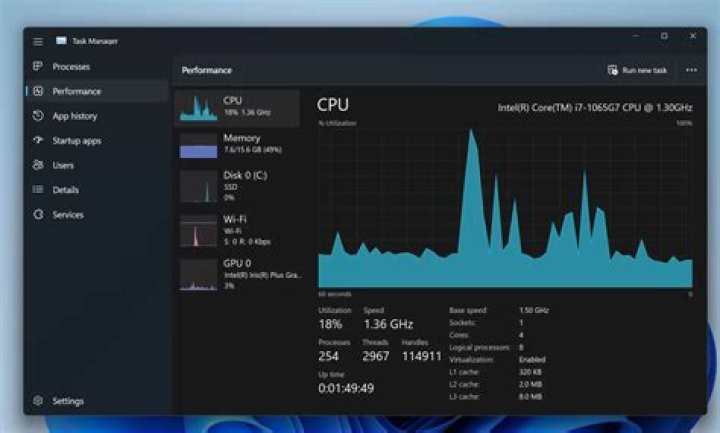 How do I bring up task manager in front?