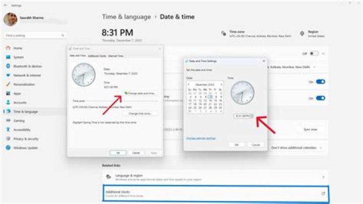 How do I change the time on my ESI phone?