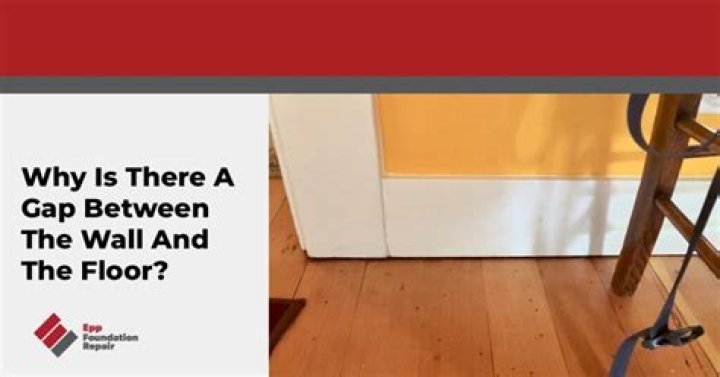 How do I fill in gap between floor and wall?