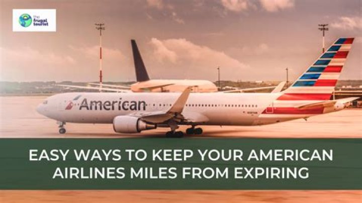How do I keep my American Airlines miles from expiring?
