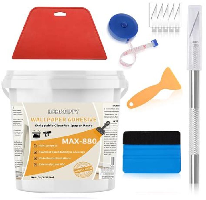 How do I make wallpaper adhesive?