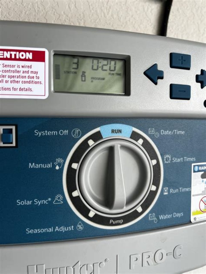 How do I reset my Hunter Pro C sprinkler system?