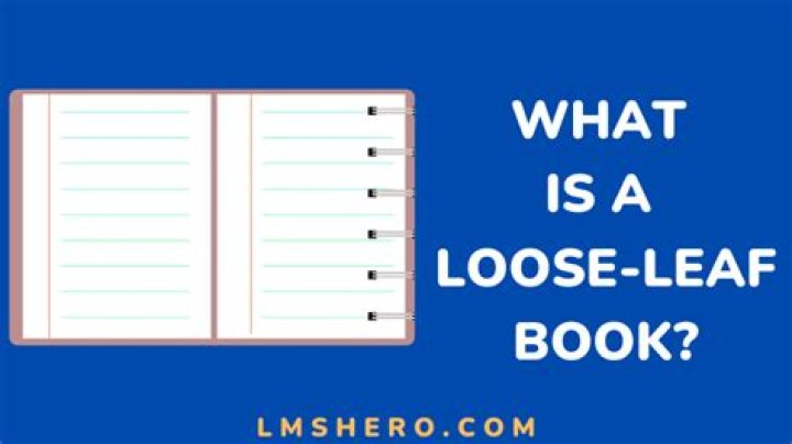 How do I return a loose leaf book?