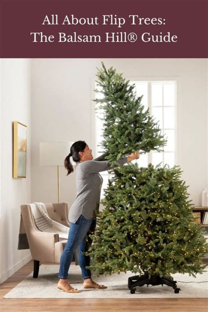 How do you disassemble a Balsam Hill Flip tree?
