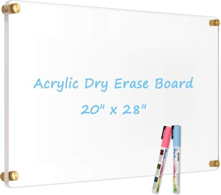 How do you hang a heavy dry erase board?
