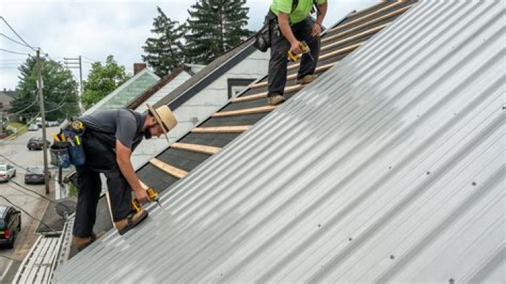 How do you keep a metal roof from slipping?