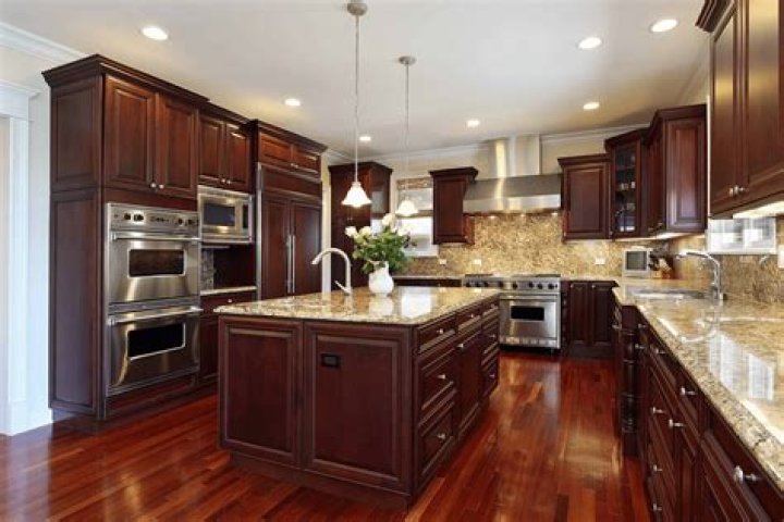 How do you lighten cherry cabinets?