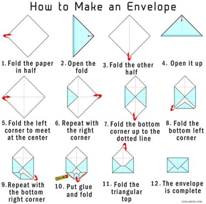 How do you make an envelope out of 8×11?