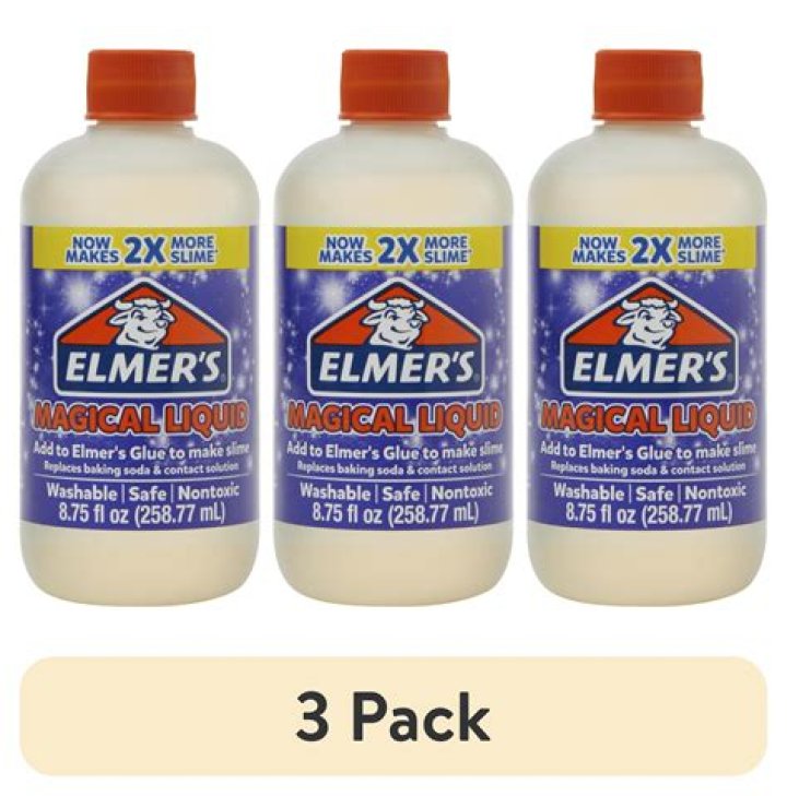 How do you make slime with Elmer's magic liquid?