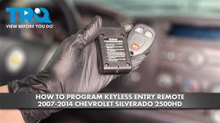 How do you program a keyless remote for a 2004 Chevy Malibu Maxx?