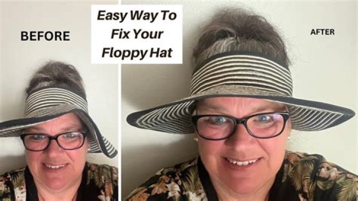How do you stiffen a floppy hat?