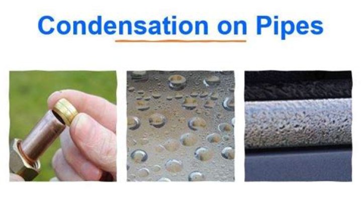 How do you stop condensation on cold water pipes?