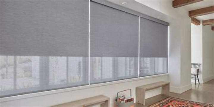 How do you take down Hunter Douglas roller blinds?