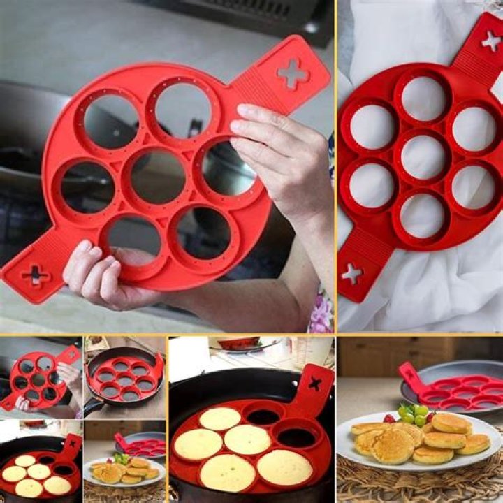 How do you use a silicone pancake mold?