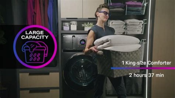 How does a 2 in 1 washer dryer work?