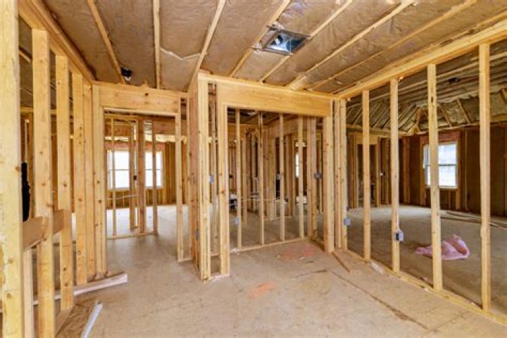 How far apart are studs in a trailer home?