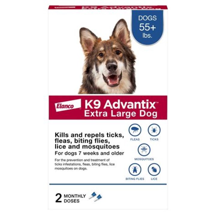 How long does k9 Advantix take to dry?