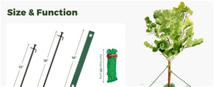 How long should you leave Tree stakes in?