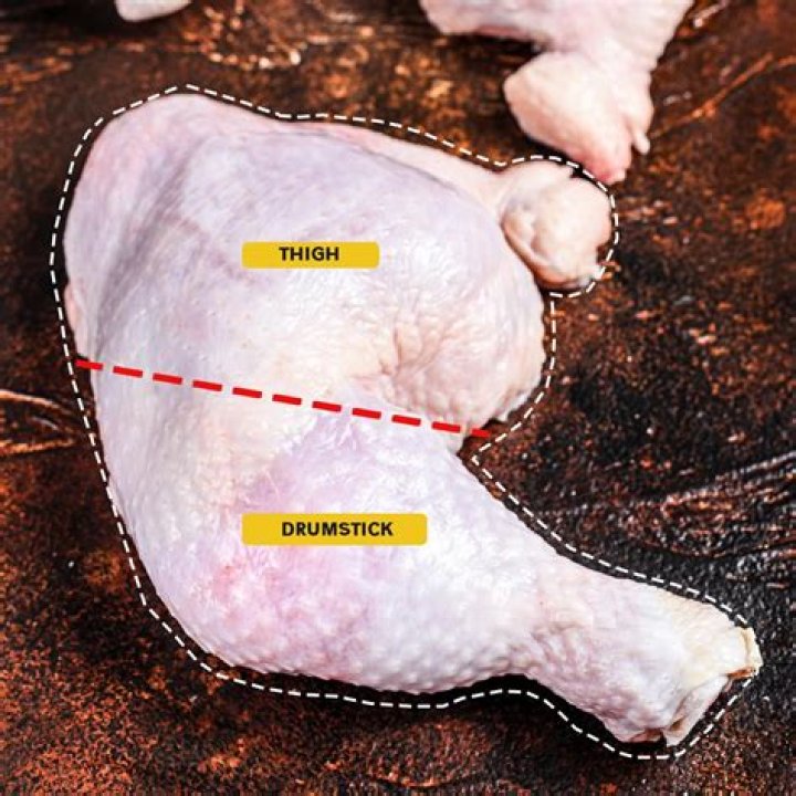 How much of a chicken drumstick is bone?