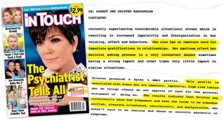 In Touch: Kris Jenner called ‘histrionic, narcissistic, manipulative’ by psychiatrist