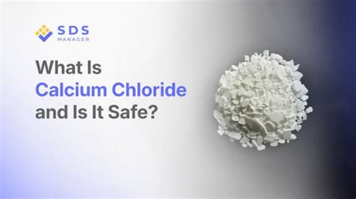 Is calcium chloride safe for shingles?