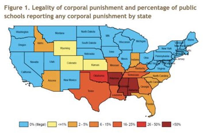 Is corporal punishment legal in California?