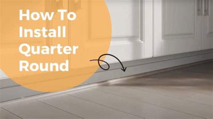 Is quarter round necessary for laminate flooring?
