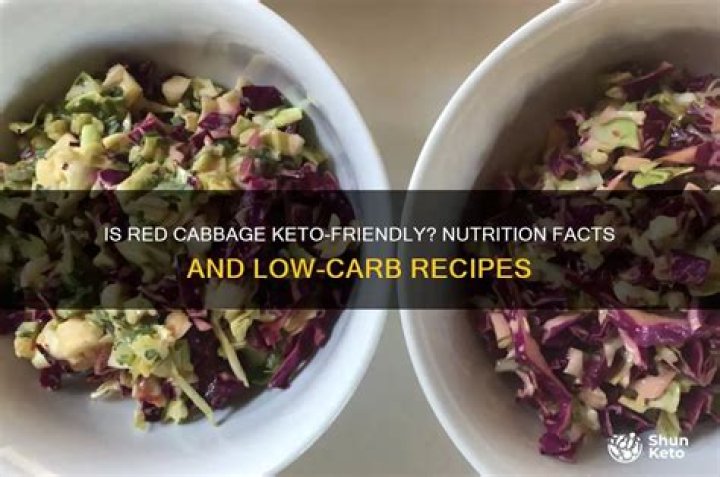 Is red cabbage Keto friendly?