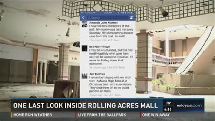 Is Rolling Acres Mall still standing?