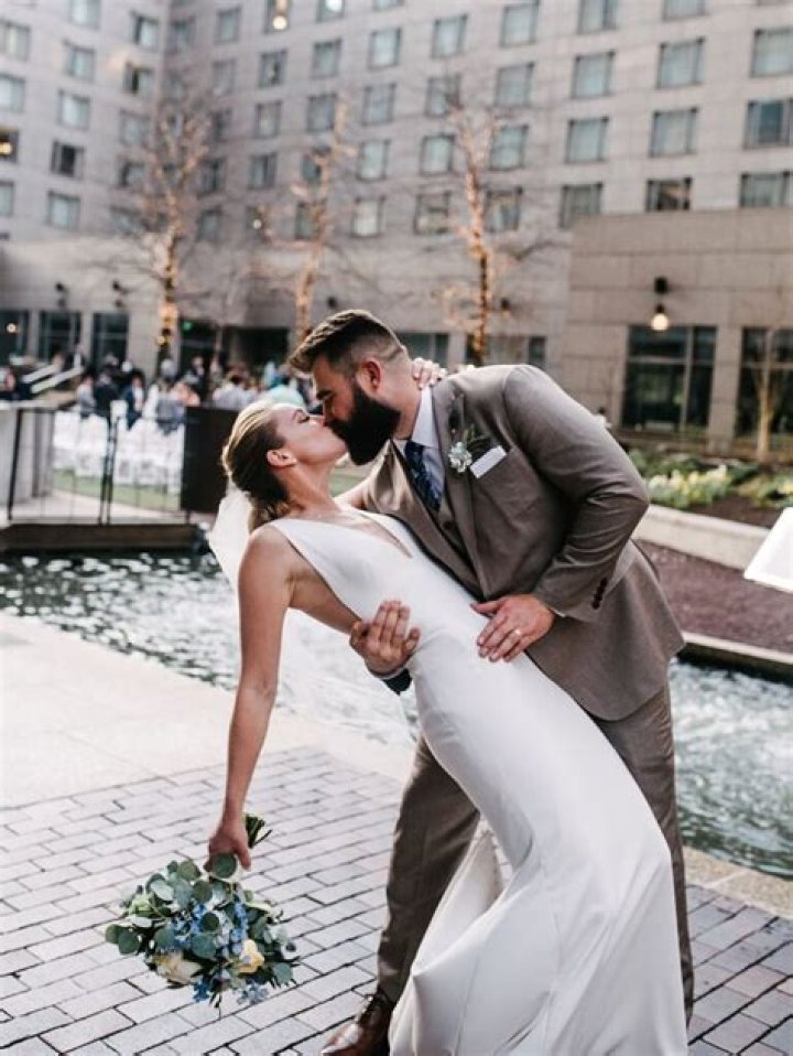Jason Kelce’s wife Kylie says she felt ‘ease and bliss’ at their wedding